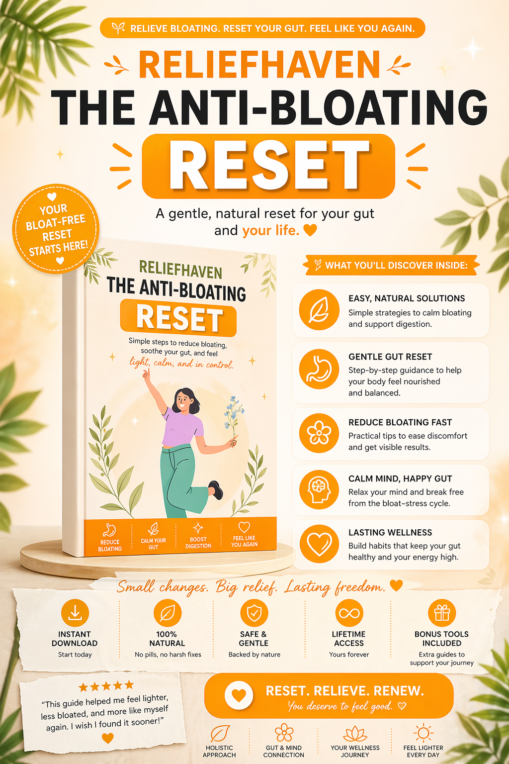 Healing Gut and Mind: Natural Relief from IBS, Anxiety, and Emotional Pain, Without Pills or Doctors