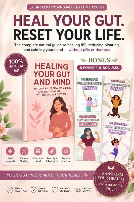 Healing Gut and Mind: Natural Relief from IBS, Anxiety, and Emotional Pain, Without Pills or Doctors